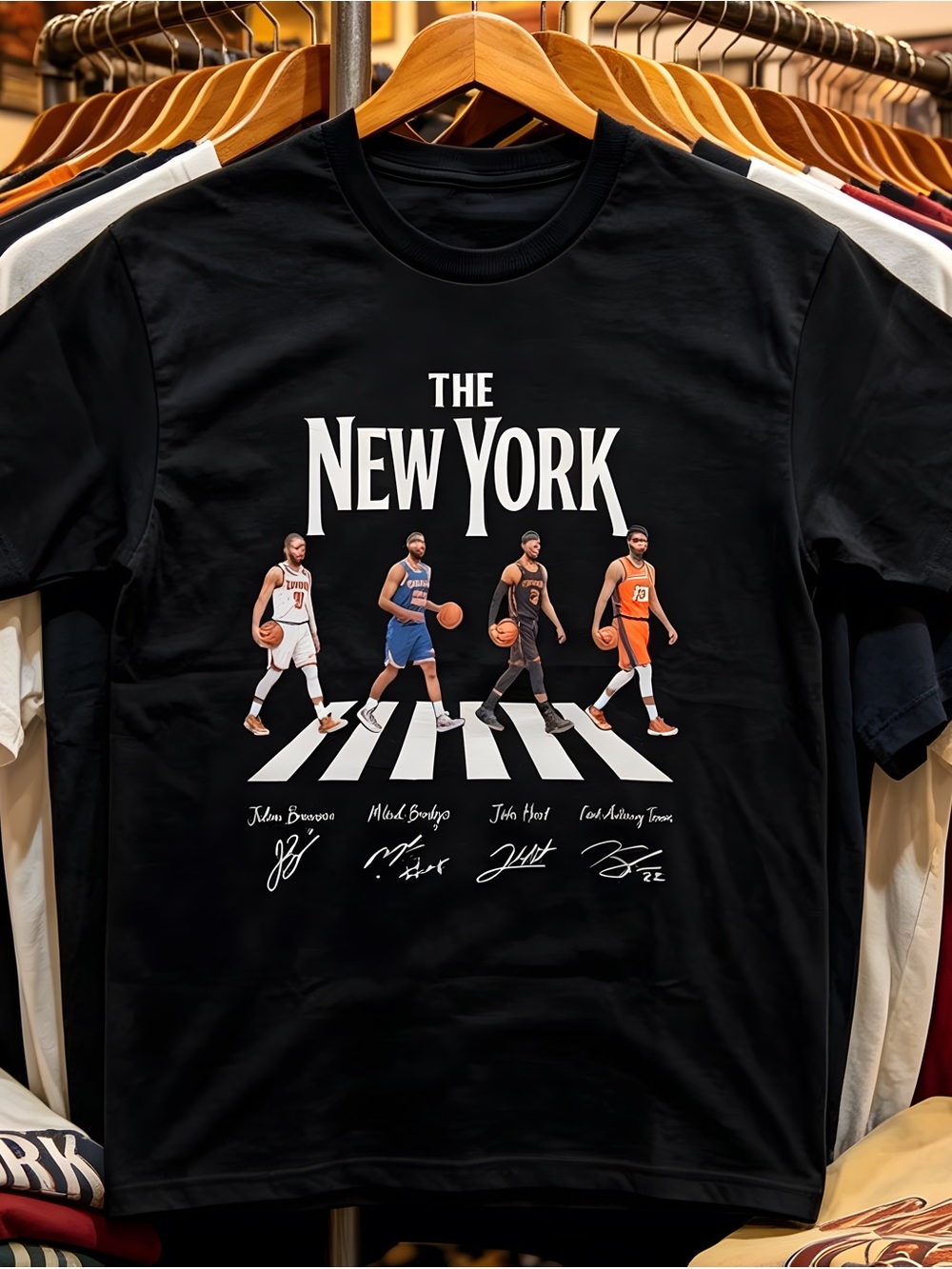 New York Knicks Black graphic tee
